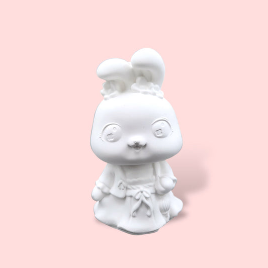 Rabbit Asian Costume - DIY Plaster Figurine Painting Kit