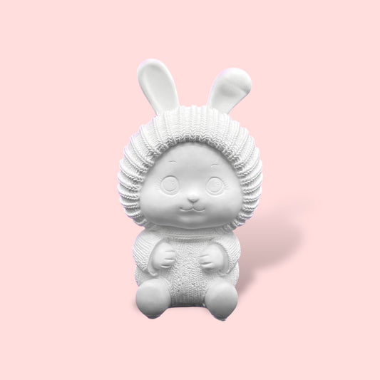 Rabbit the Beannie - DIY  Figurine Painting Kit