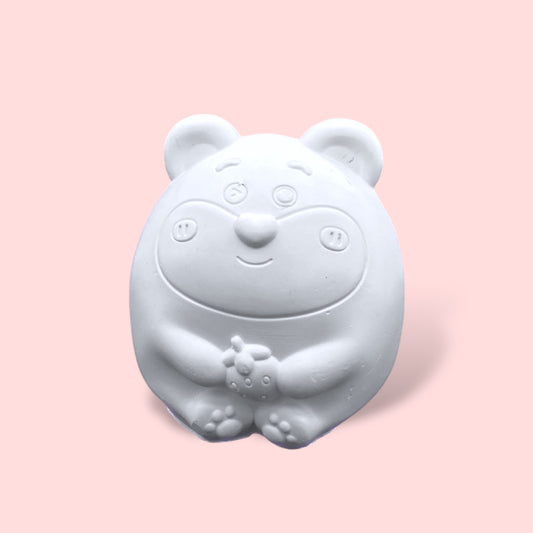Strawberry Bear Balloon - DIY Figurine Painting Kit