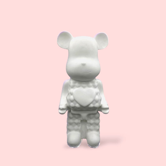 Bear Stick Rainbow Heart - DIY Figurine Painting Kit