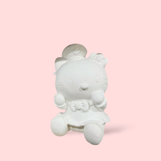 Bowtie Cat Sailor - DIY Figurine Painting Kit