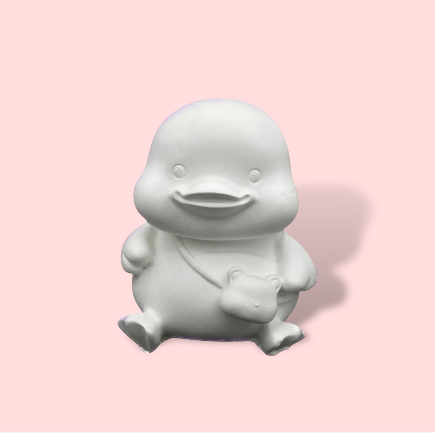 Ducky With Little Bag - DIY Figurine Painting Kit