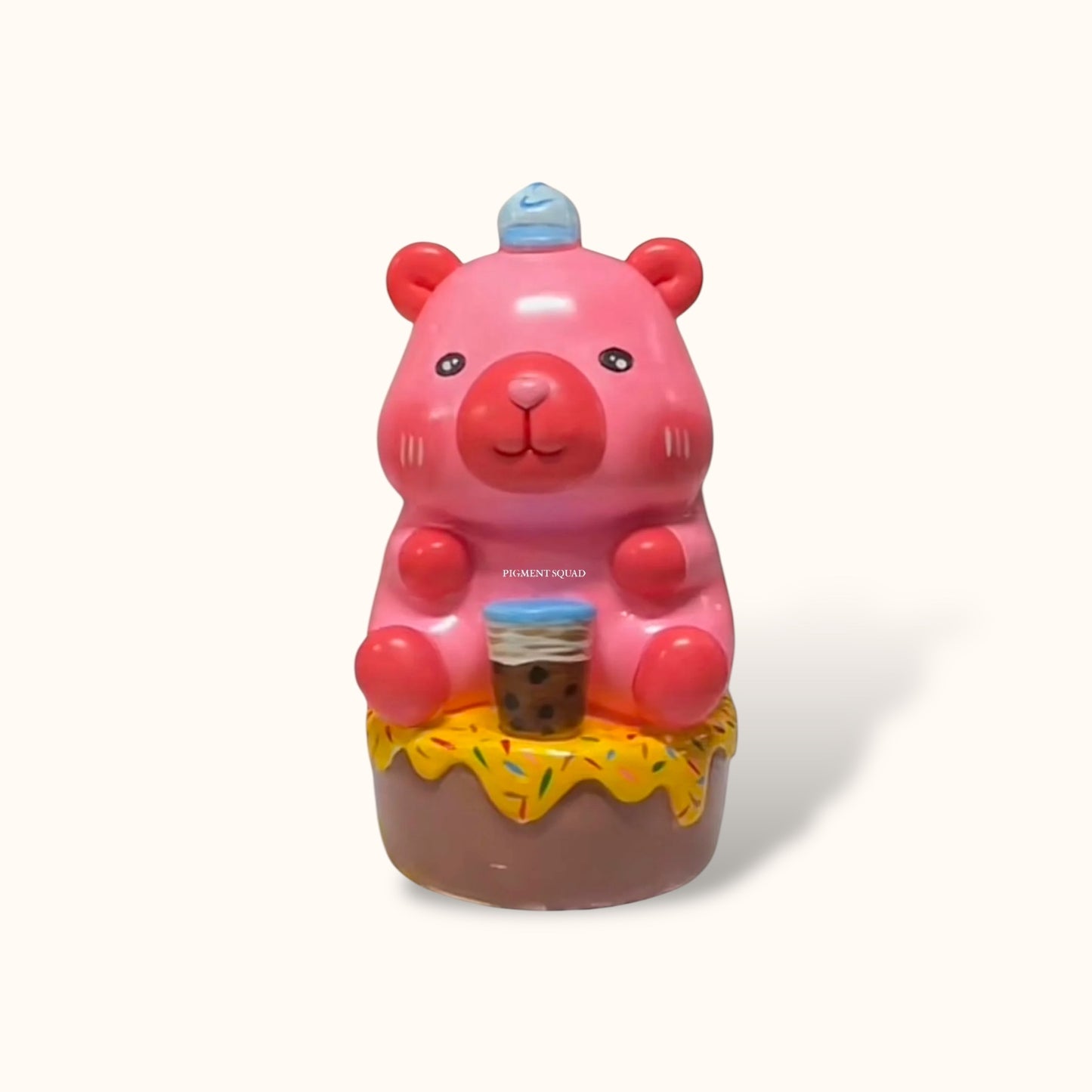 Capybara on Donut - DIY Figurine Painting Kit