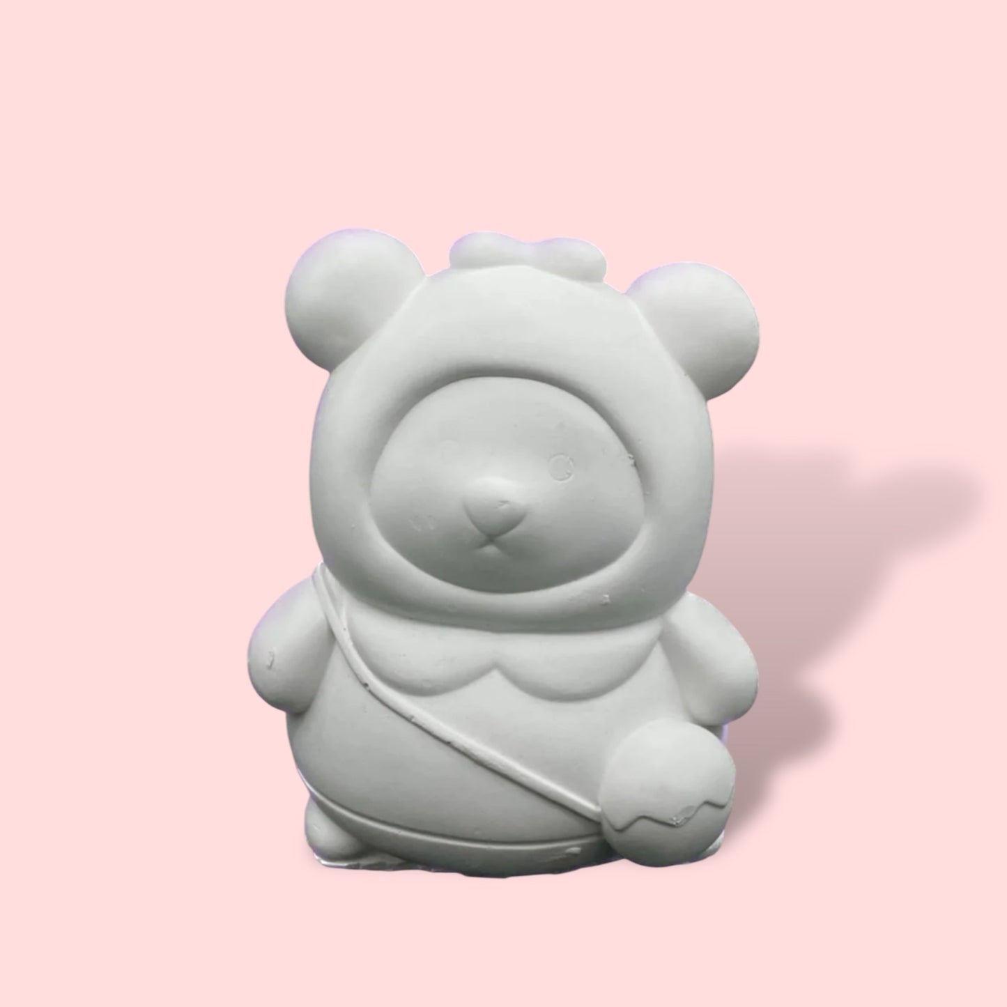 Teddy with Tote - DIY Figurine Painting Kit