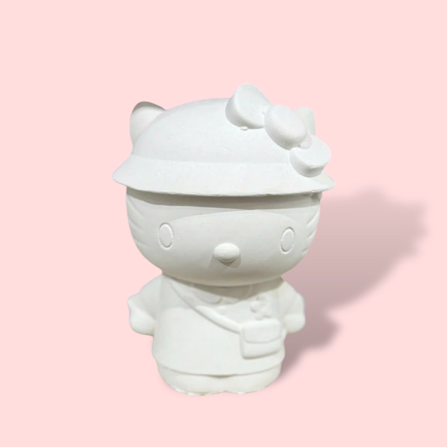 Bowtie Cat School Girl - DIY Figurine Painting Kit