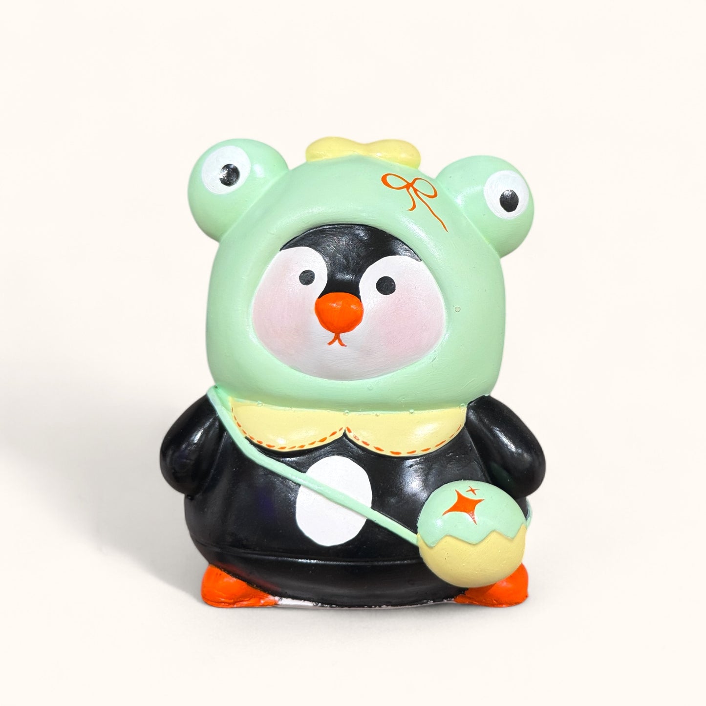 Teddy with Tote - DIY Figurine Painting Kit