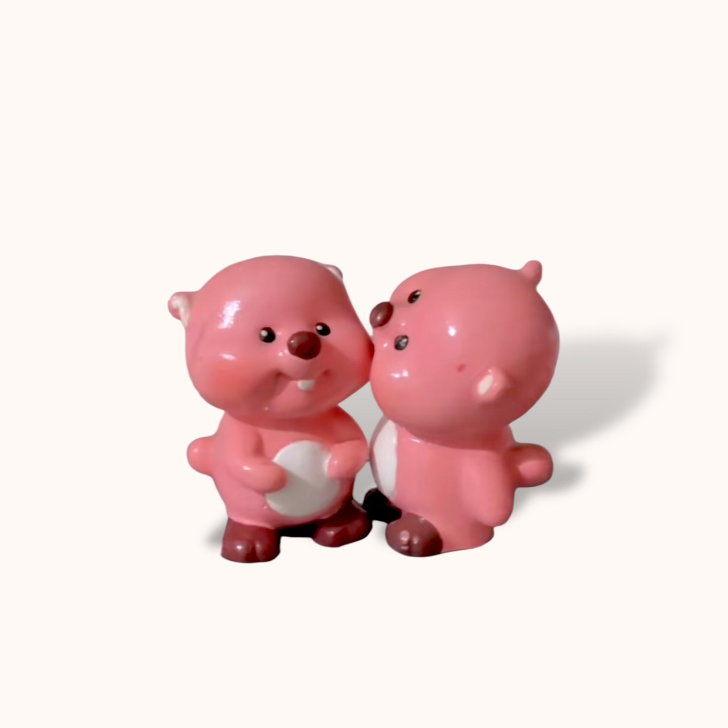Couple Beaver - DIY Figurine Painting Kit