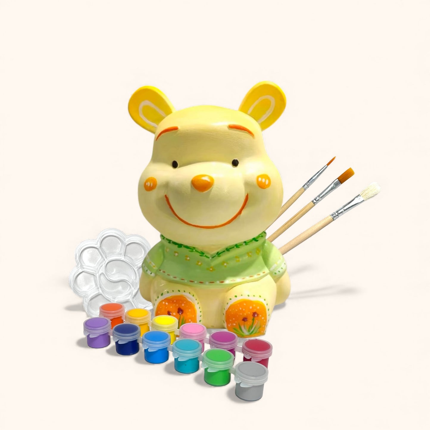 Bear Honey - DIY Figurine Painting Kit