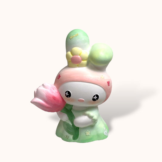 Mel with Tulip Flower - DIY  Figurine Painting Kit