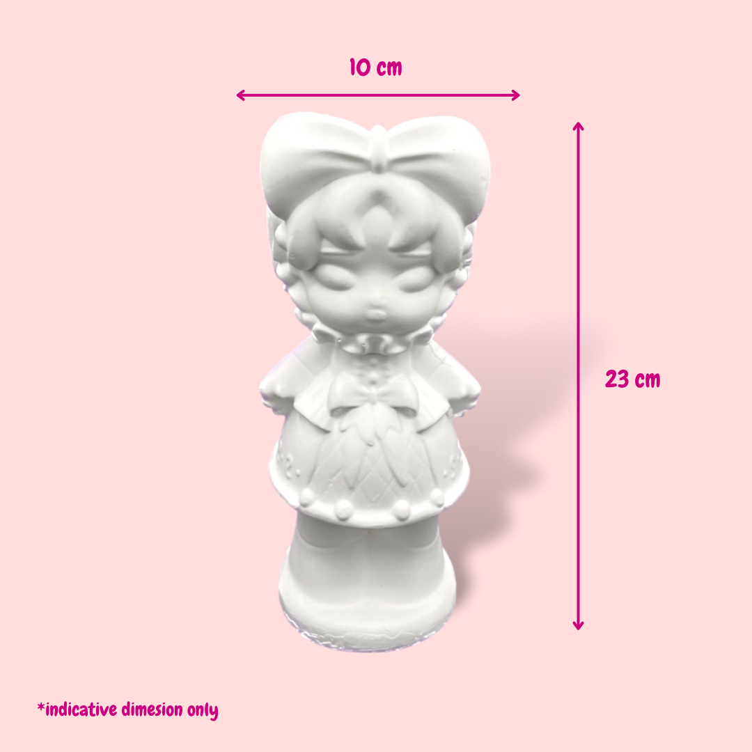 Doll the Dancer - DIY Plaster Figurine Painting Kit