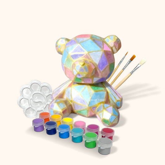 Bear Prism - DIY Figurine Painting Kit