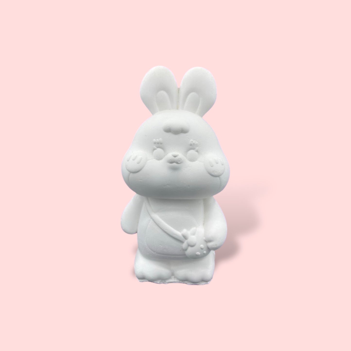 Rabbit Strawberry Bag - DIY  Figurine Painting Kit