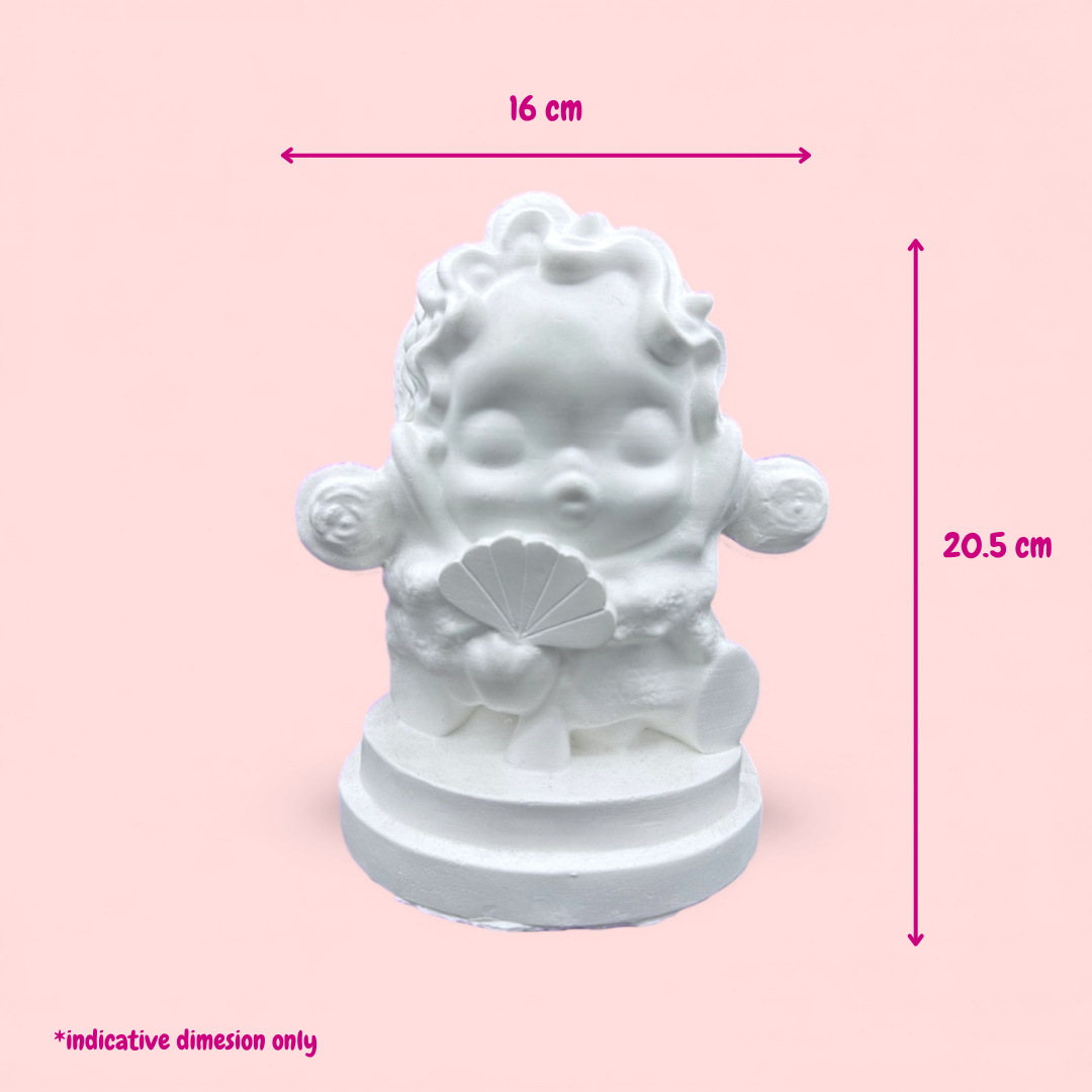 SP with Fan - DIY Plaster Figurine Painting Kit