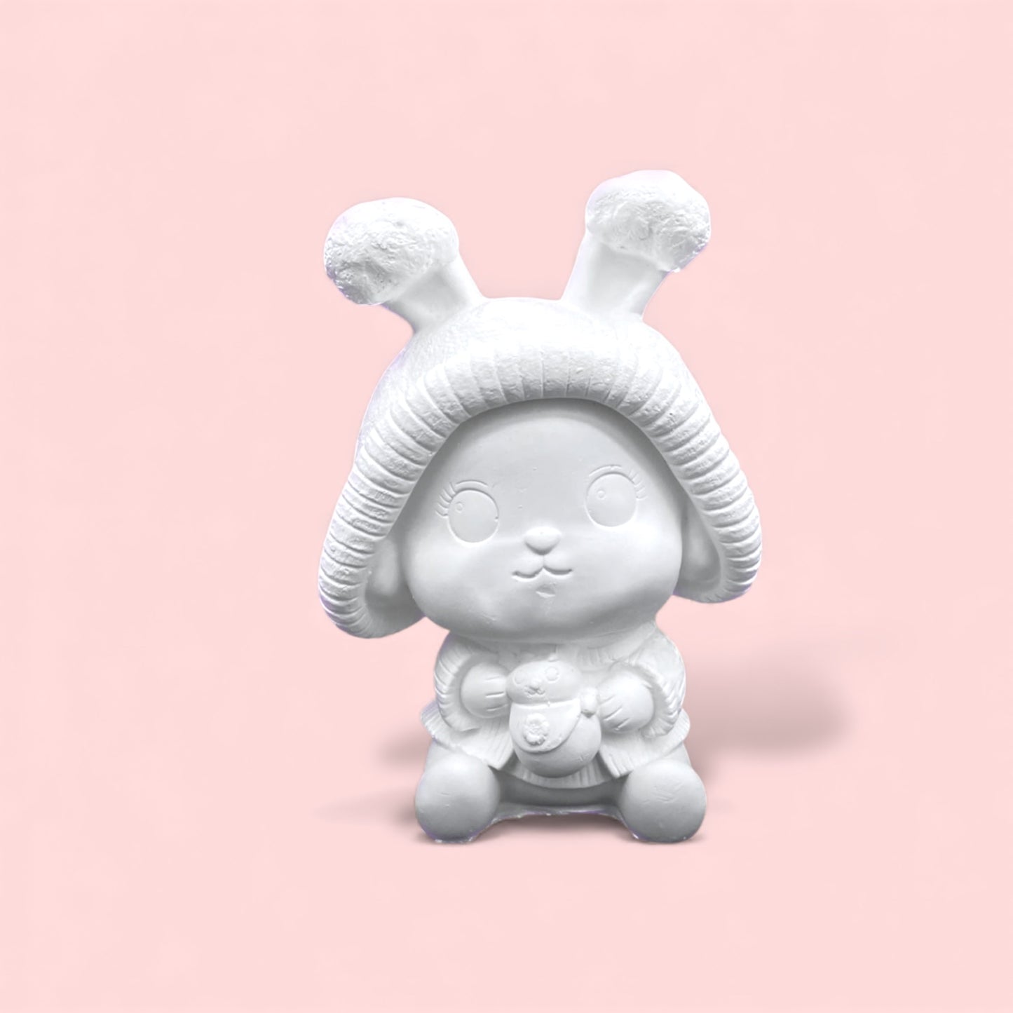 Rabbit the  Broccoli - DIY  Figurine Painting Kit