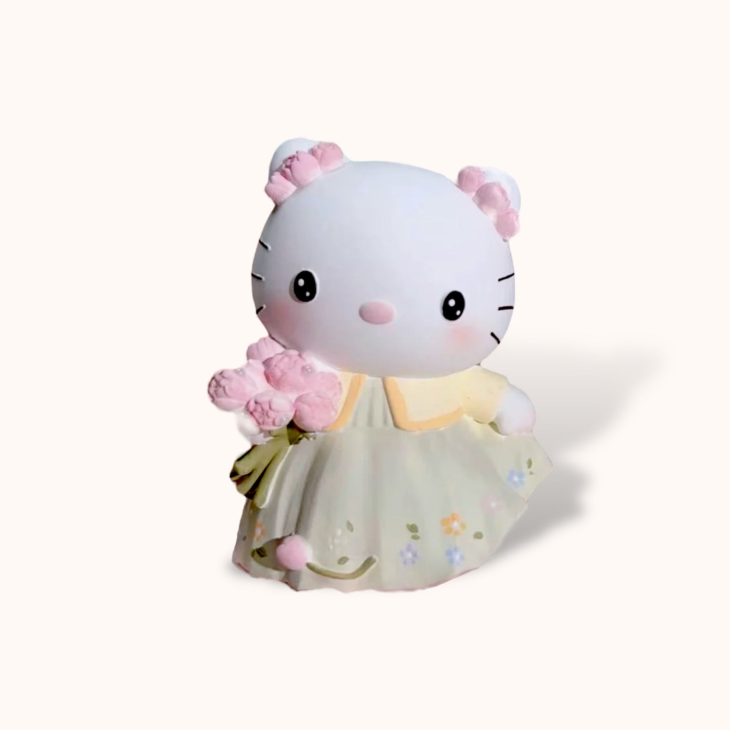 Bowtie Cat Tulip Bouquet - DIY Figurine Painting Kit