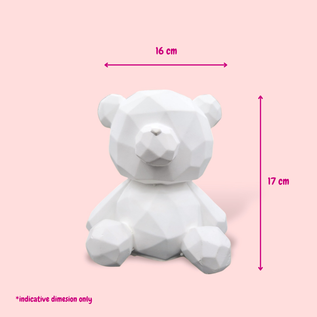 Bear Prism - DIY Plaster Figurine Painting Kit