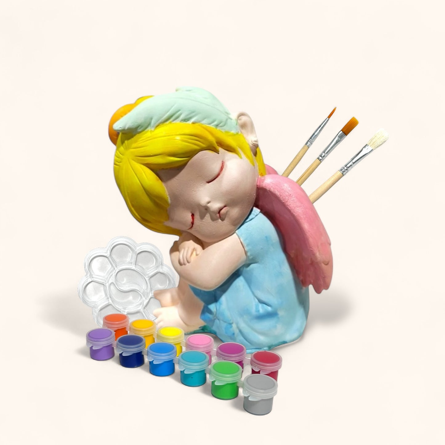 Sleeping Angel - DIY  Figurine Painting Kit
