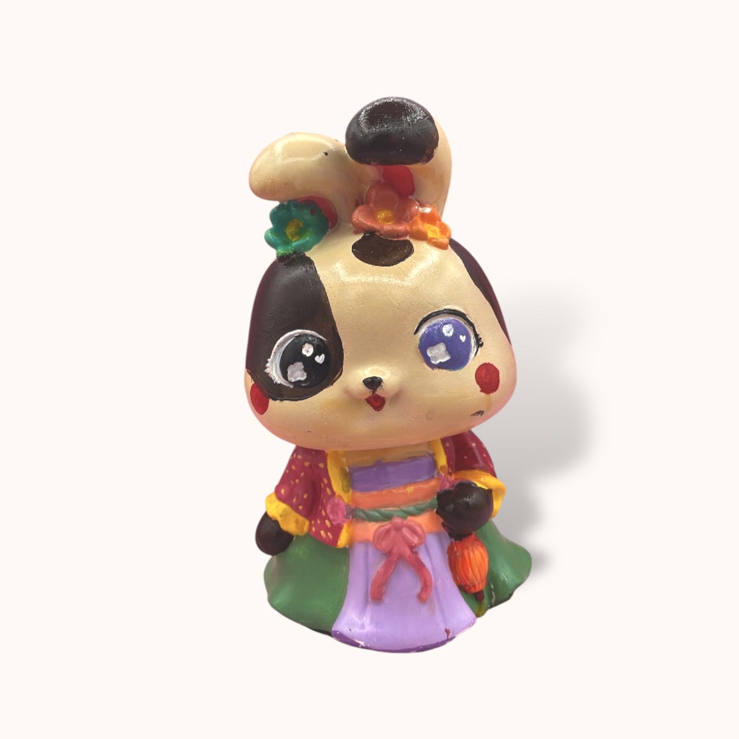 Rabbit Asian Costume - DIY  Figurine Painting Kit