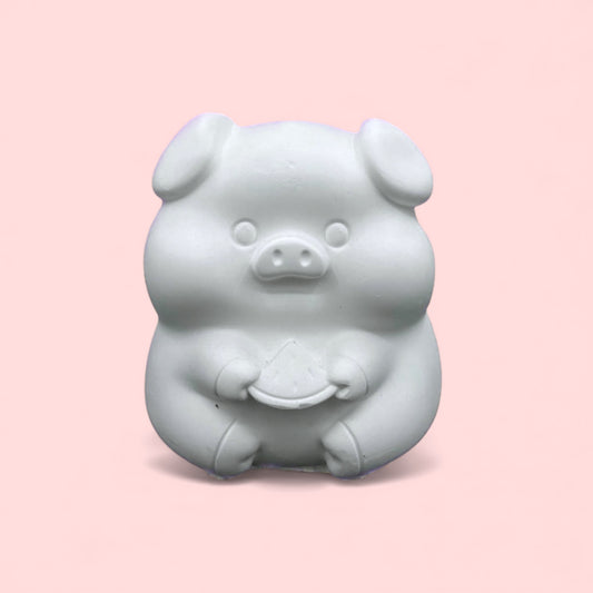 Piggy Watermelon - DIY  Figurine Painting Kit