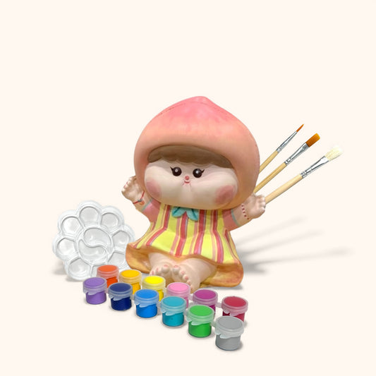 Peach Baby - DIY  Figurine Painting Kit