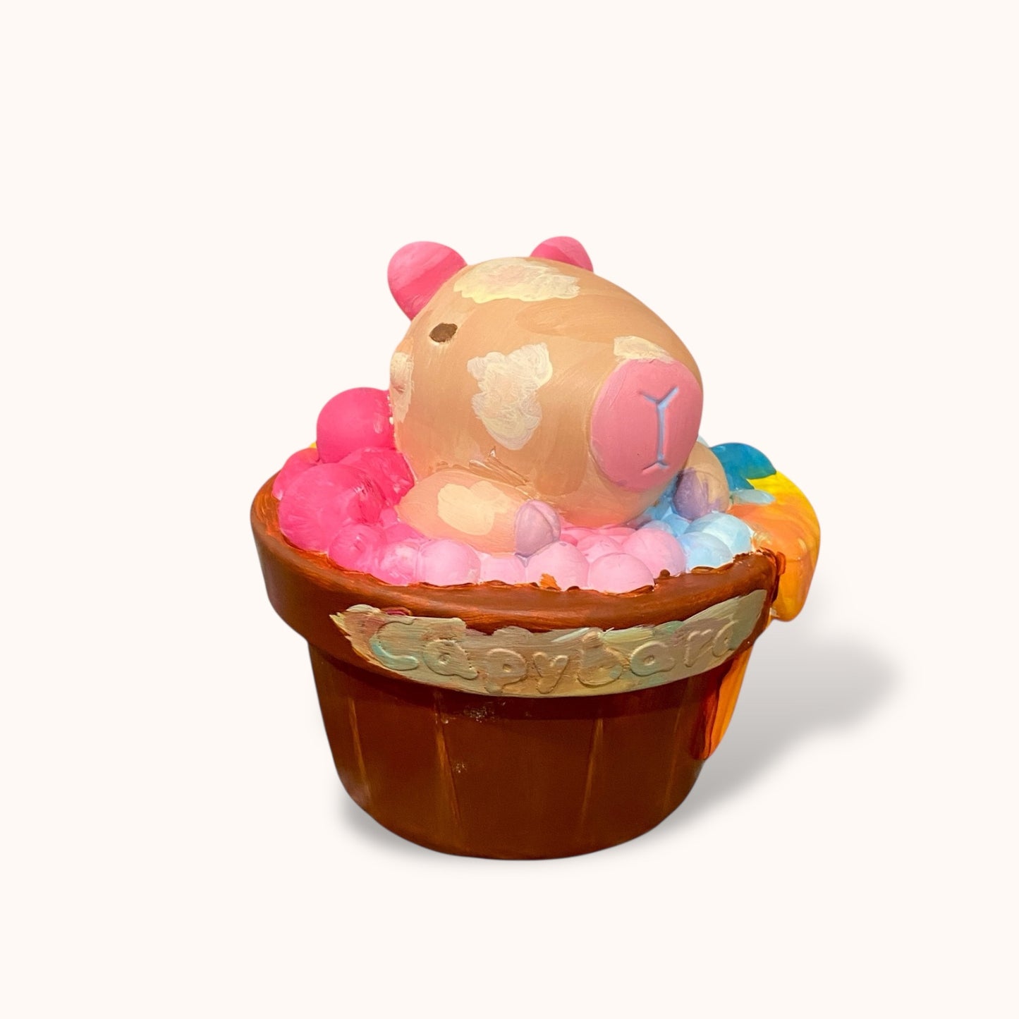 Capybara Bathtub - DIY Figurine Painting Kit