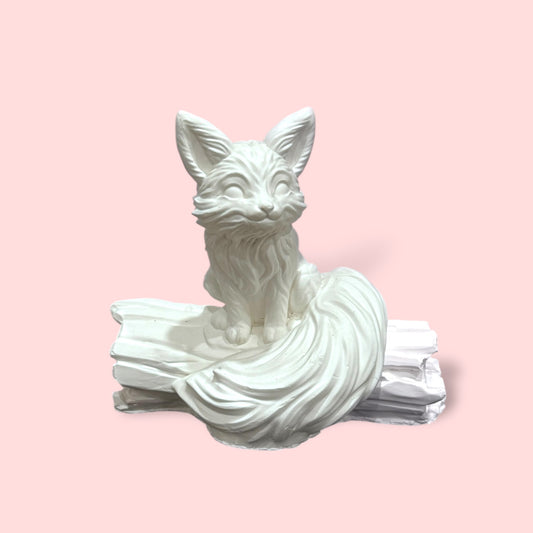 Fox on Log - DIY  Figurine Painting Kit