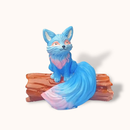 Fox on Log - DIY  Figurine Painting Kit