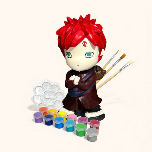 Teen Ninja the Carmine - DIY Figurine Painting Kit