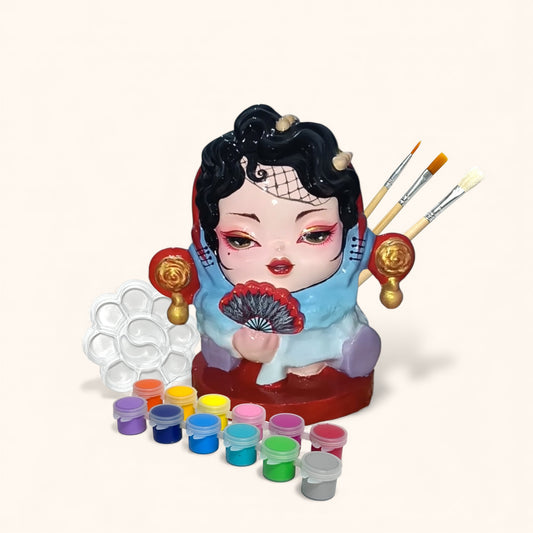 SP with Fan - DIY  Figurine Painting Kit