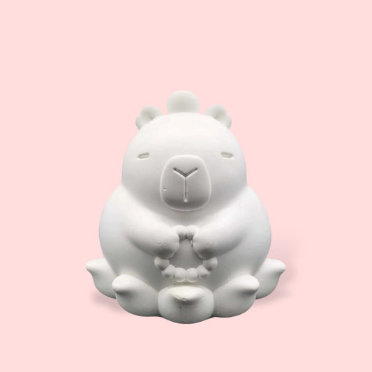 Capybara on Lotus - DIY Figurine Painting