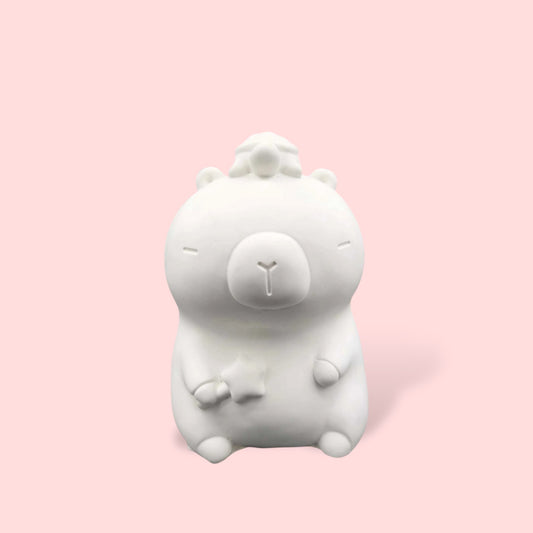 Capybara Turtle Hat - DIY Figurine Painting Kit