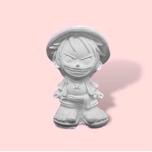 Luff the Pirate Boy - DIY Plaster Figurine Painting Kit