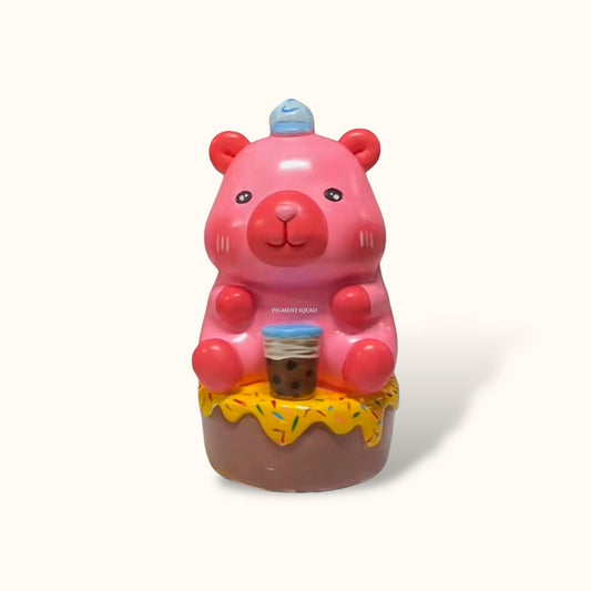 Capybara on Donut - DIY Figurine Painting Kit