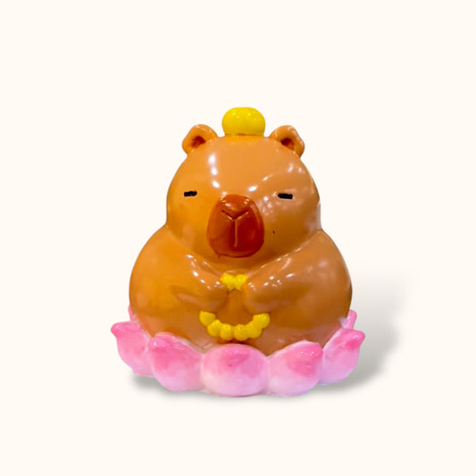 Capybara on Lotus - DIY Figurine Painting