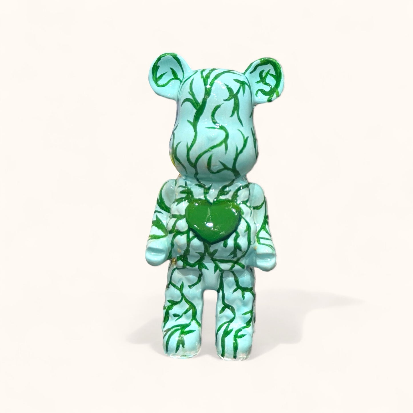 Bear Stick Rainbow Heart - DIY Figurine Painting Kit