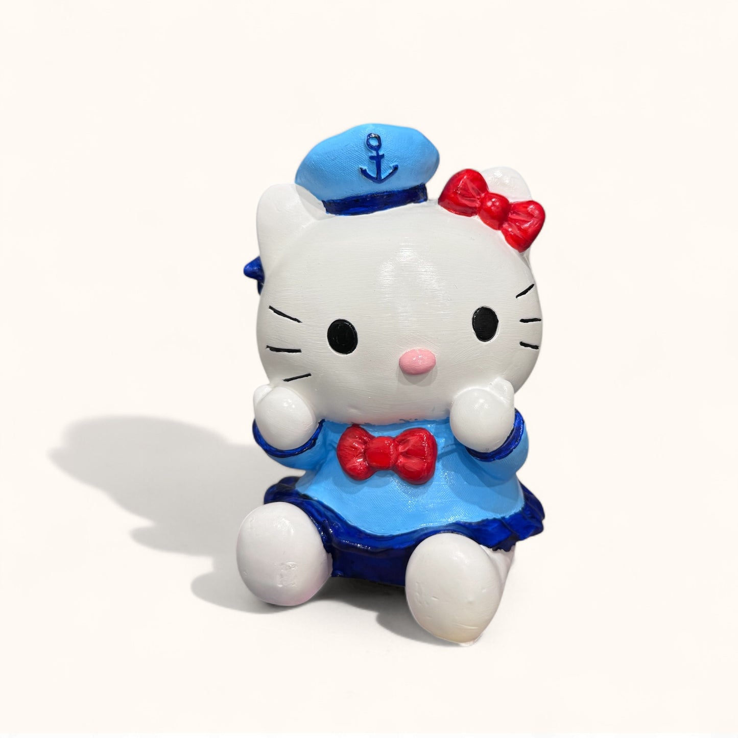 Bowtie Cat Sailor - DIY Figurine Painting Kit