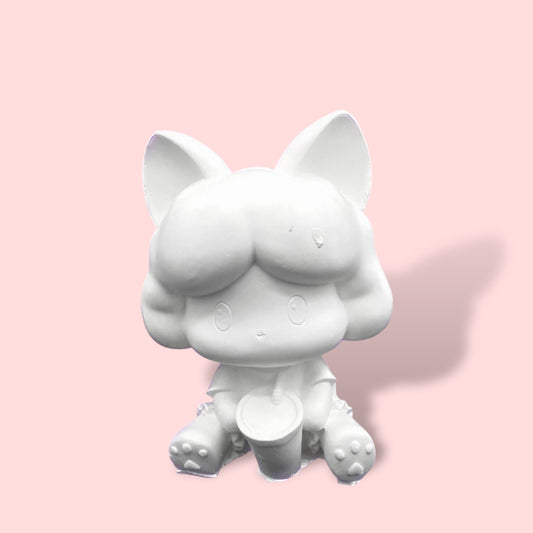 Cat Lady -  DIY Figurine Painting Kit