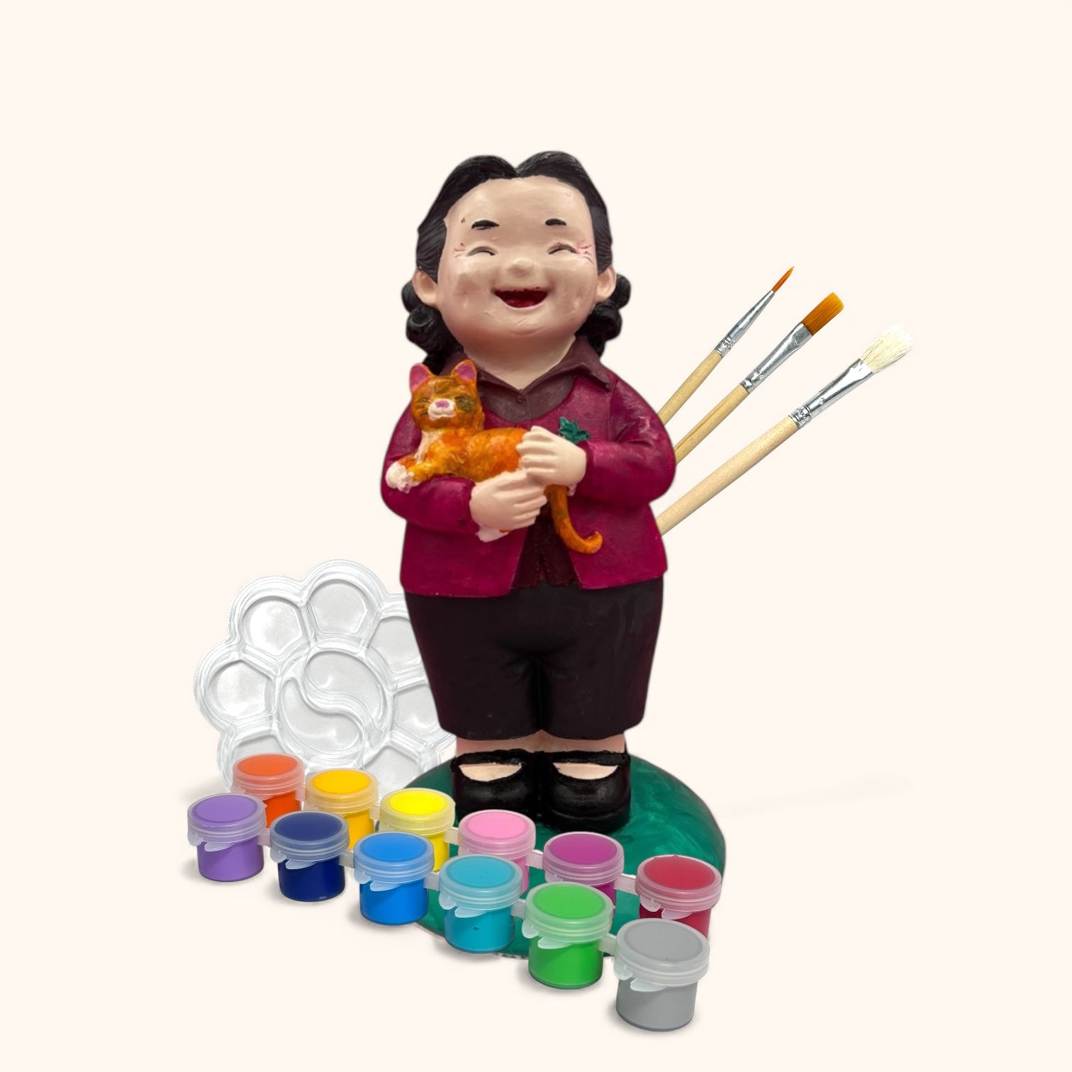 paint your own plaster figurine kit