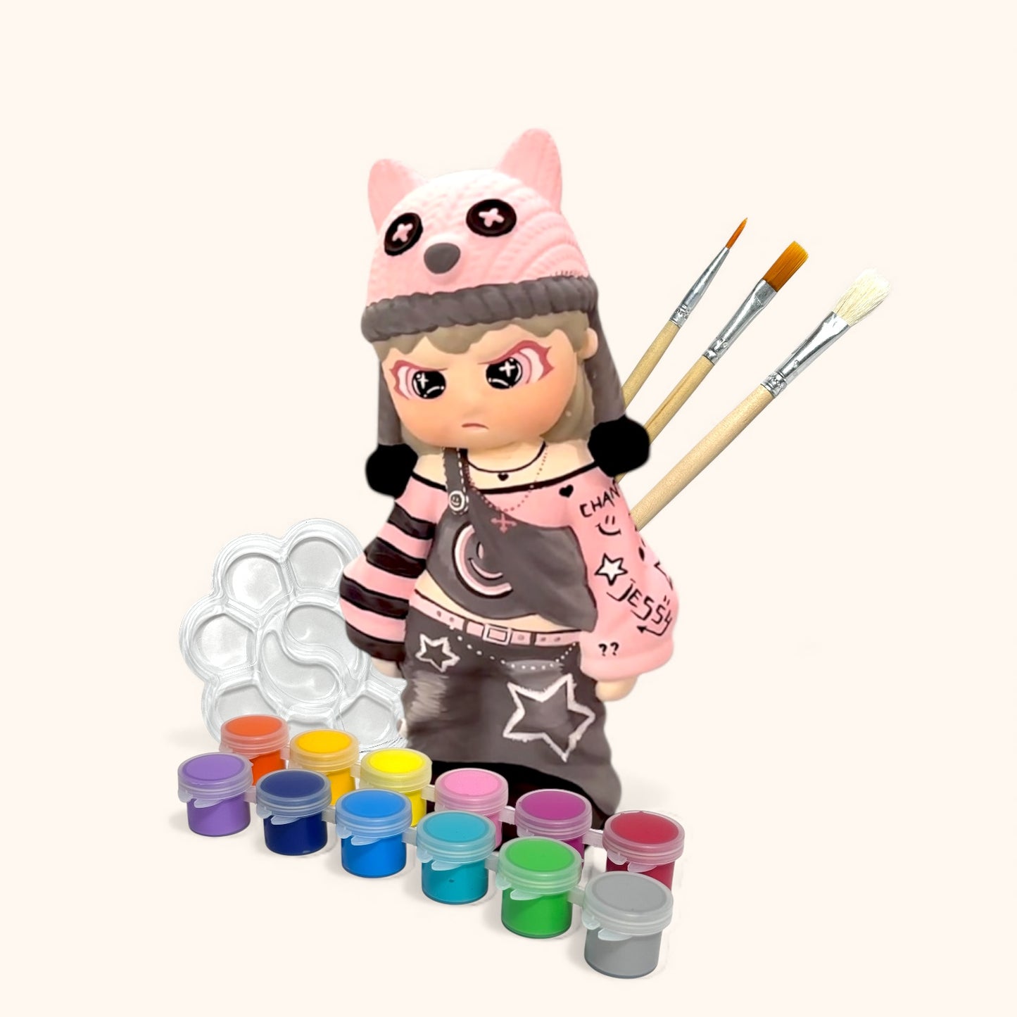 paint your own plaster figurine kit